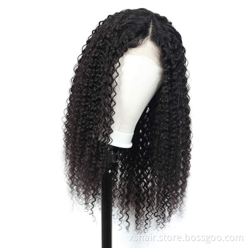Genuine Front Hd Closure Kinky Straight Jerry Curl Indian 40 Inch 100% Human Hair Lace Wig Short Human Hair Lace Front Wig